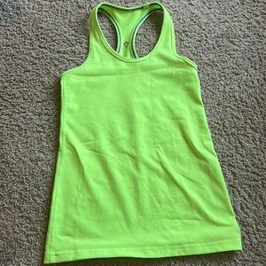 ivivva neon green tank top